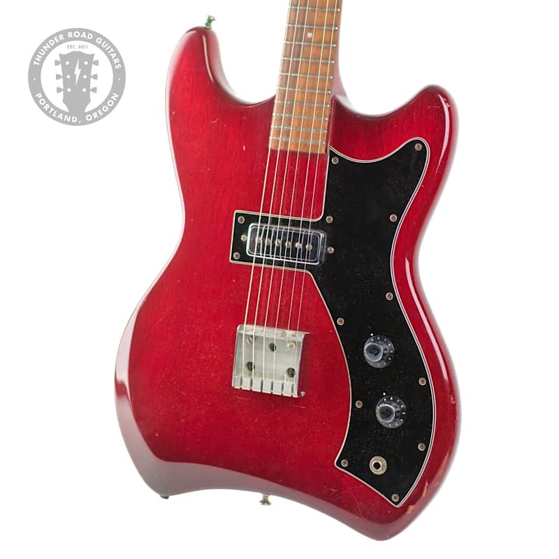 1965 Guild S-50 Jet Star Cherry Red #44419 image 1