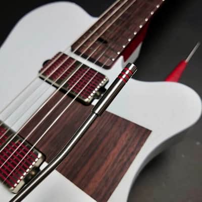 Tao Guitars T-Bucket "Cedar Beach" Grey/Red, Mastery Vibrato & Bridge 2020/NEW (Authorized Dealer) image 3