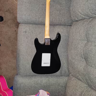 Unbranded beautiful Strat style electric guitar in stunning Blue black image 5