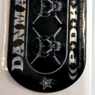 Danmar Double Bass Drum Pedal Beater Power Disc Kick Impact Pad PDKP (Skulls) 210DKST image 2