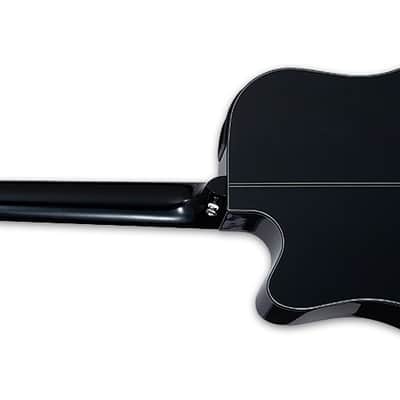 Takamine GD30CE-12BLK Dreadnought Acoustic Electric Guitar Gloss Black image 4