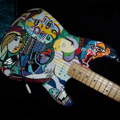 Picasso Fender USA American Stratocaster Standard California Series Vintage Strat 1997 guitar image 1