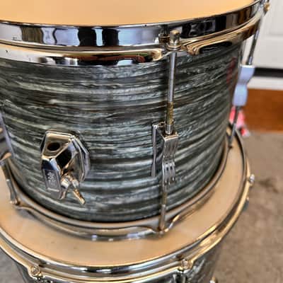 Ludwig Deluxe Club Date Drums 1963 - Blue Oyster Pearl image 14