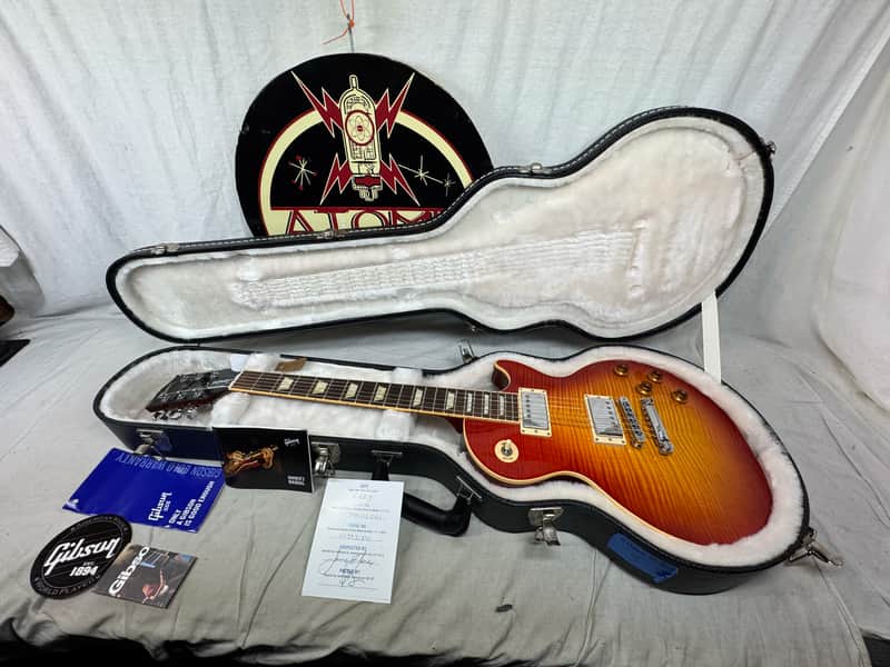 Gibson LP5AAHSCH1 Les Paul Standard AAAA 4A Flame Premium Top Guitar with Case 2013 image 1