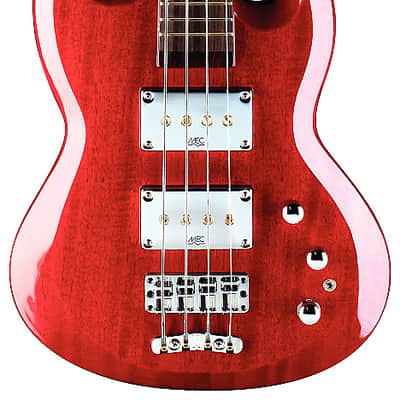 Warwick Jack Bruce Signature Survivor Fretted 4 String Electric Bass Guitar Burgundy Red Stain image 4