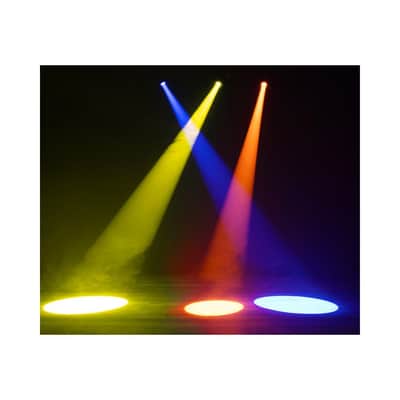 Pack of 4x Eliminator Lighting STRYKER SPOT automatic RGB LED + 4 DMX Cables image 4
