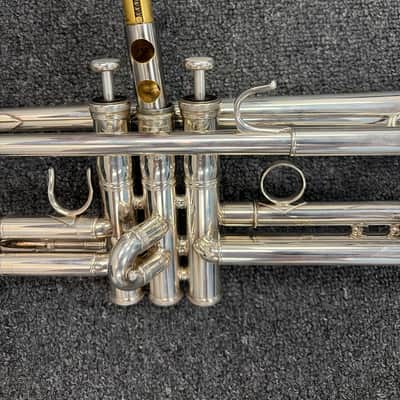 Yamaha YTR-8335S Xeno Bb Trumpet 2000s - Yellow Brass/Silver Plated image 16