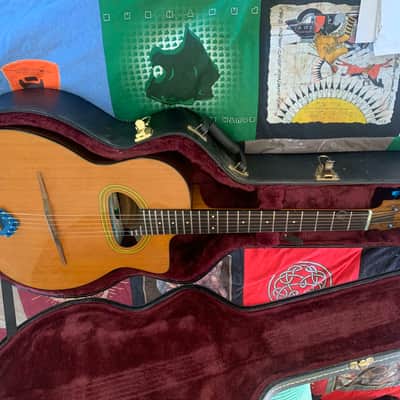 LOOK! Michael Dunn Mystery Pacific Nuages 2010  One of a kind Gypsy Jazz guitar with interior resonator- reflector    - image 21