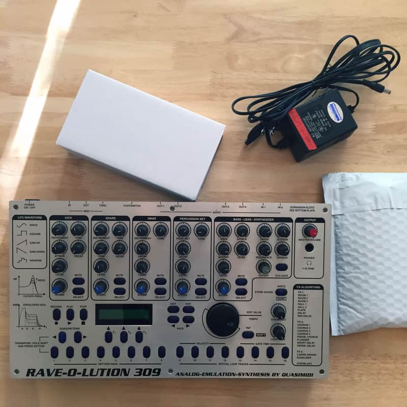 Quasimidi Rave-O-Lution 309 Groovebox Synthesizer EXTRAS image 1