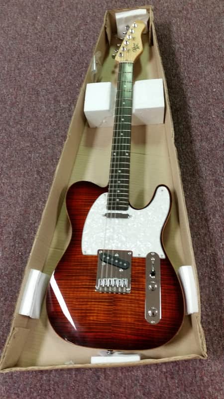 Michael Kelly 1953 Tele Style MK1953CB Caramel Burst image 1