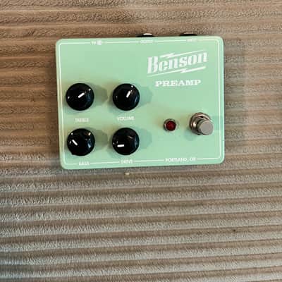 Benson Amps Preamp Pedal Seafoam Green Canada exclusive edition image 1