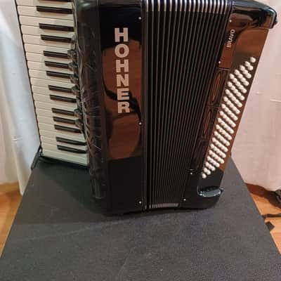 Hohner Bravo III 80 Accordion 2010s - Black image 3