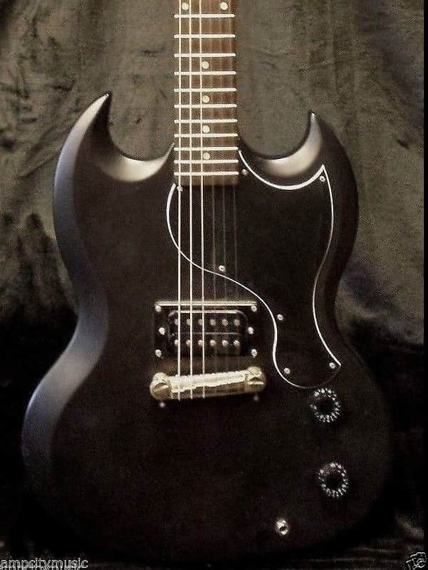 Epiphone SG Junior Limited Edition Custom Shop Gothic Black