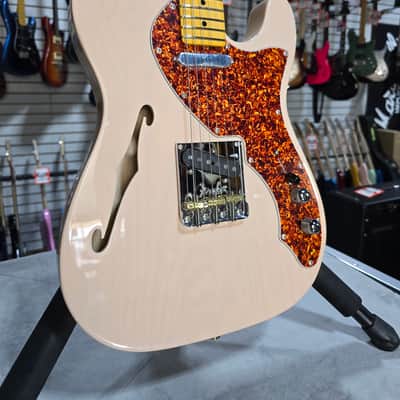 Fender American Professional II Telecaster Thinline Electric Guitar - Transparent Shell Pink with Maple Fingerboard & OHSC + PLEK*D #784 image 1