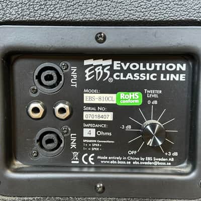 EBS EBS-810CL ClassicLine Bass Cabinet 8x10"+2" 1000W image 8