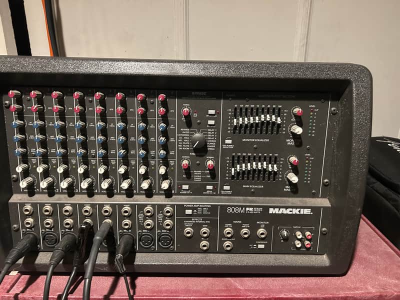 808M Mixer, EV 300SX Monitors, stands etc image 1