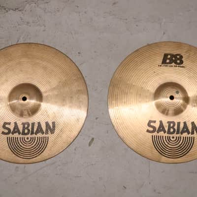 Sabian 14" B8 Hi-Hat Cymbals #1 image 1