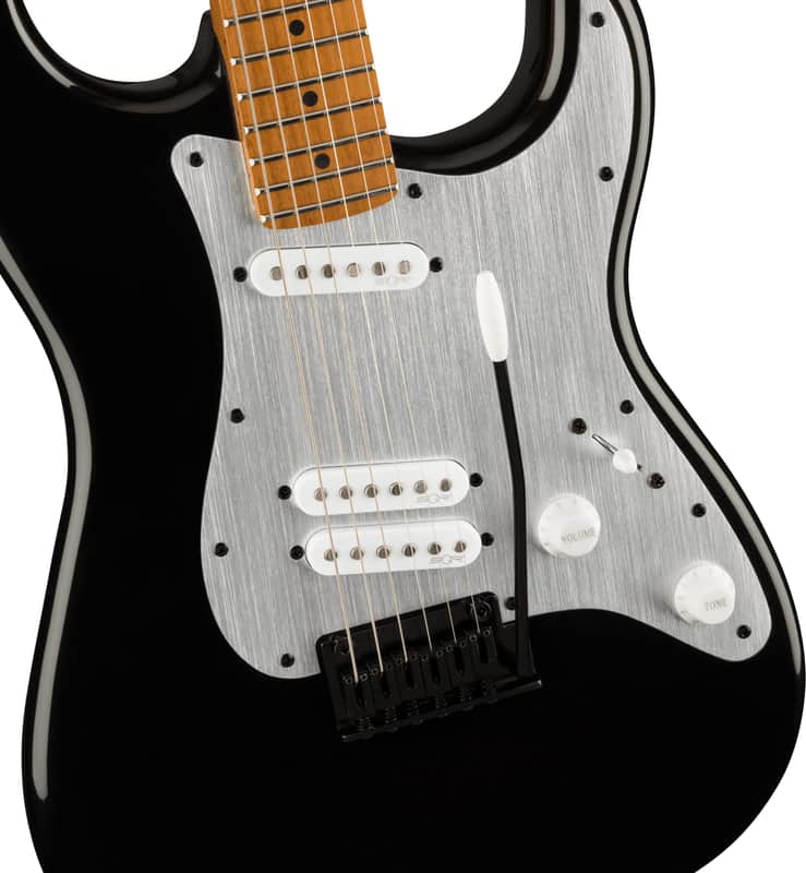 Squier Contemporary Stratocaster Special - Black with Silver Anodized Pickguard image 1
