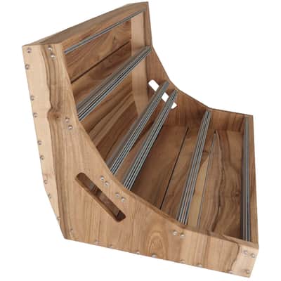 13U / 126hp Eurorack case VITA-slim • Rails + Threaded strips / Walnut / Unpowered image 5