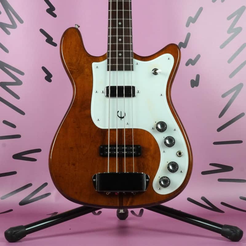 Epiphone Newport Bass 1970's Walnut Medium Scale MIJ Japan Matsumoku JV image 1