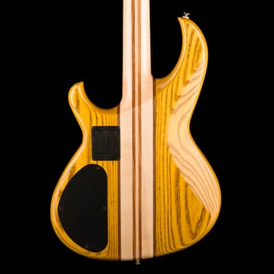 Aria Pro II SB-1000 Reissue 4-String Electric Bass Guitar Made in Japan Oak Natural with Gig Bag image 13