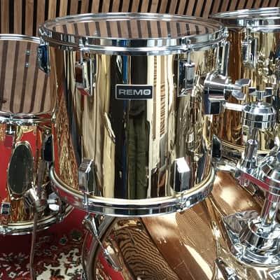 Remo Acousticon Kit In Mirror Gold – 20″, 16″,14″,13″,12″&10″ image 7