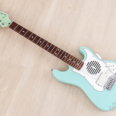 1996 Fender Stratocaster ST-Champ10 ST-CH-435 Mini Electric Guitar Sonic Blue w/ Built-In Speaker, Japan MIJ image 9