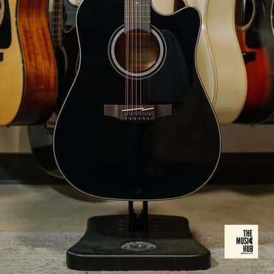 Takamine GD30CE-12 12-string Acoustic-electric Guitar - Black image 2