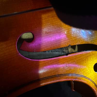 Copy Of Antonius Stradivarius 15.5" Viola 'Faciebat Cremona 1713' Made in Romania 1992 image 24