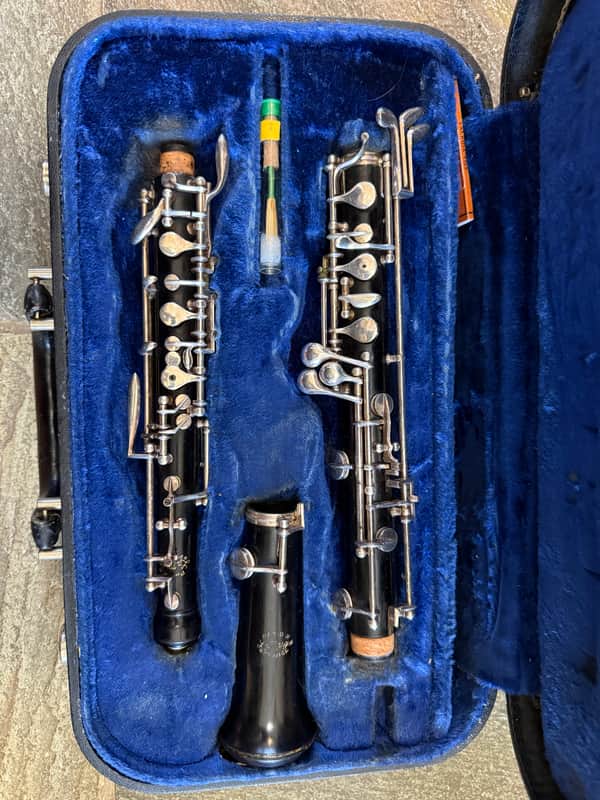 La Margue brand wood Oboe with case. Made in France image 1