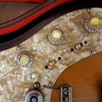 Framus Strato 5/155 Sunburst + original case 1964 image 4
