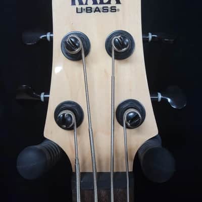 Kala UBASS-SB-BK-FS Solid Body Fretted U-Bass - Jet Black image 3
