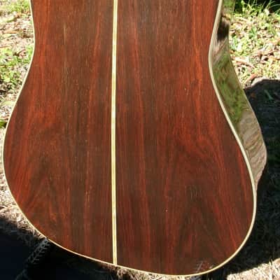 1976 Yairi YW-600 Dreadnought Guitar New Jacaranda + Yairi Hard Case image 7