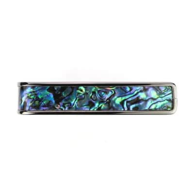 Thalia CB200-BA Capo Black Chrome with Blue Abalone Inlay image 2