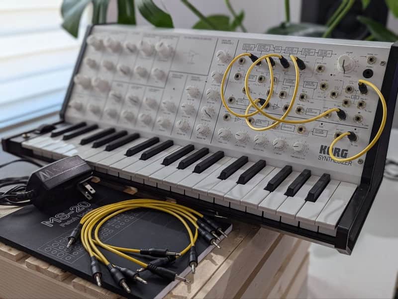 Korg MS-20 Mini Limited Edition Semi-Modular Analog Synthesizer 2013 - Present - White image 1