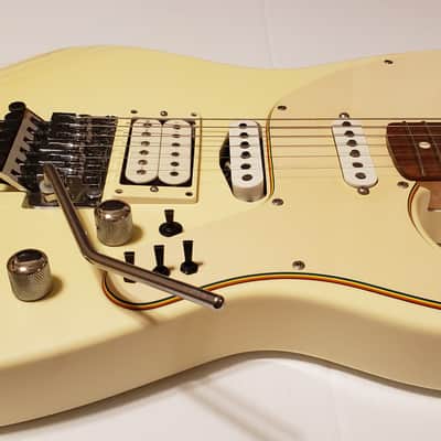 Kramer Elliot Easton EE PRO1 RARE! 1987 White/White/Rainbow image 4