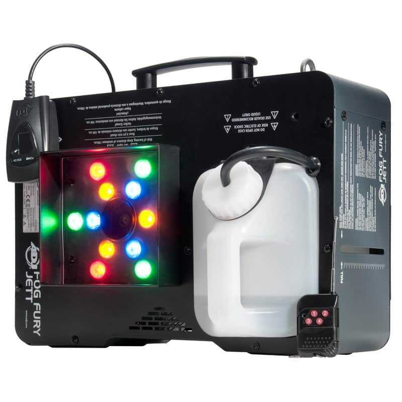 700W Vertical Fog Machine with 12 x 3W RGBA LED image 1