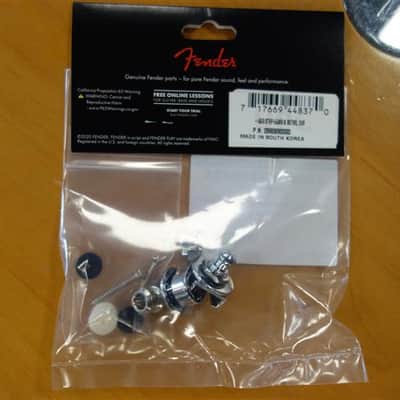 Fender Security Strap Locks Chrome set image 2