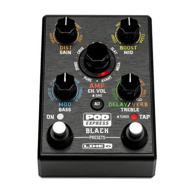 New Line 6 POD Express Black Portable Amp & Effects Processor Guitar Pedal image 8