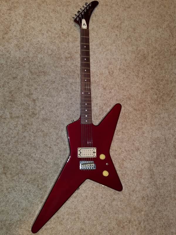 Arbor “Flex” model guitar from the “Flash Series” Vintage 1983-1985 Deep Ruby Red (RARE) image 1