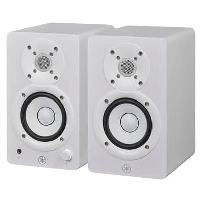 Yamaha HS3 3.5-Inch Compact Powered Studio Monitor Speakers, Pair, White image 1
