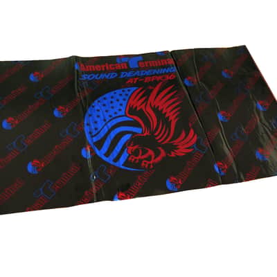 American Terminal AT-BPK28-7 7 Sheets 18" x 32" Sound Deadening Noise Insulation Vibration Dampening Material Bulk Kit + Roller image 4