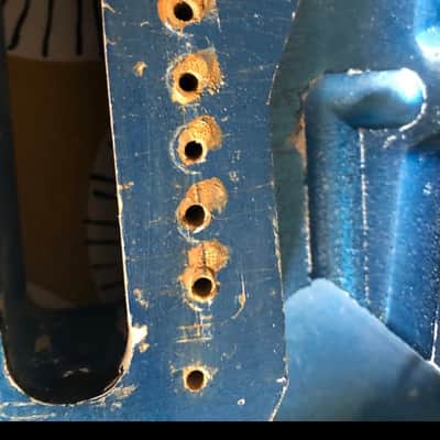 MJT Stratocaster body Lake Placid Blue nitro image 12