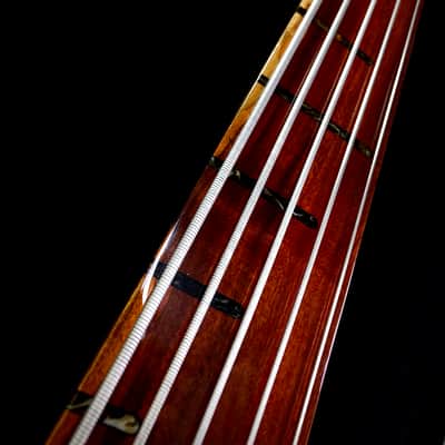 Bezard Guitars Famine 5 String Fretless, Custom Shop, Single Cut Boutique Bass image 15