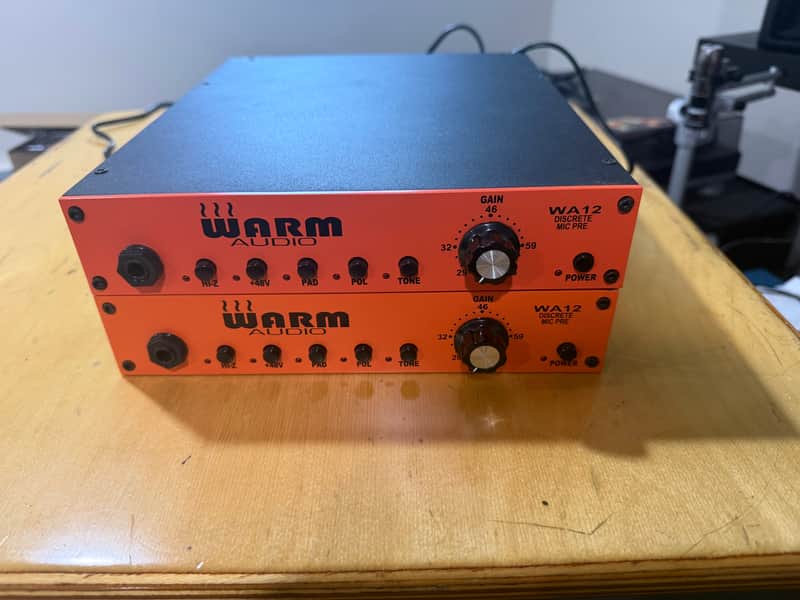 Warm Audio WA12 Discrete Mic Pre Pair - only one psu image 1
