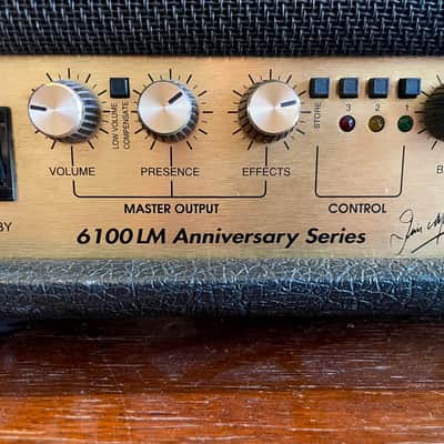 Marshall 6100 30th Anniversary Series 3-Channel 100-Watt Guitar Amp Head 1992 - 1997 - Black image 2