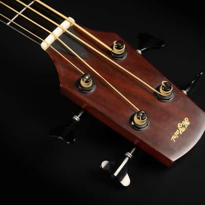 1994 K. Yairi YB-1B - Dark Brown Sunburst | Vintage 4-String Japan Acoustic Bass Pickup | OHSC image 9