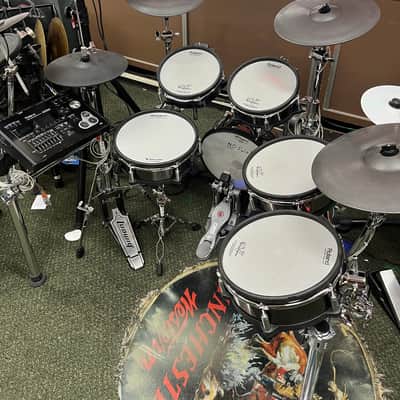 Roland TD-30KV V-Drum Kit with Mesh Pads 2010s - Black - TD-30 Sound Module
