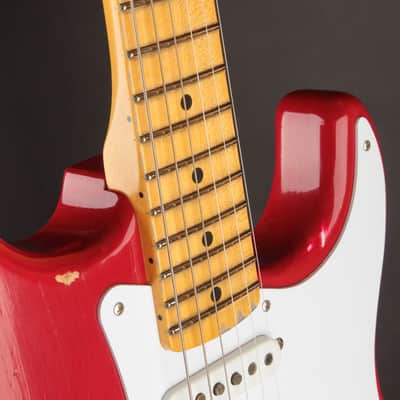 Fender Custom Shop LTD 70th Anniversary Fat '54 Stratocaster Dakota Red/Relic image 8