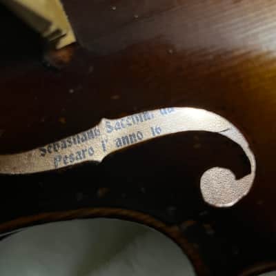 4/4 violin Sebastiano Sacchini Anno 16 - Italy image 8